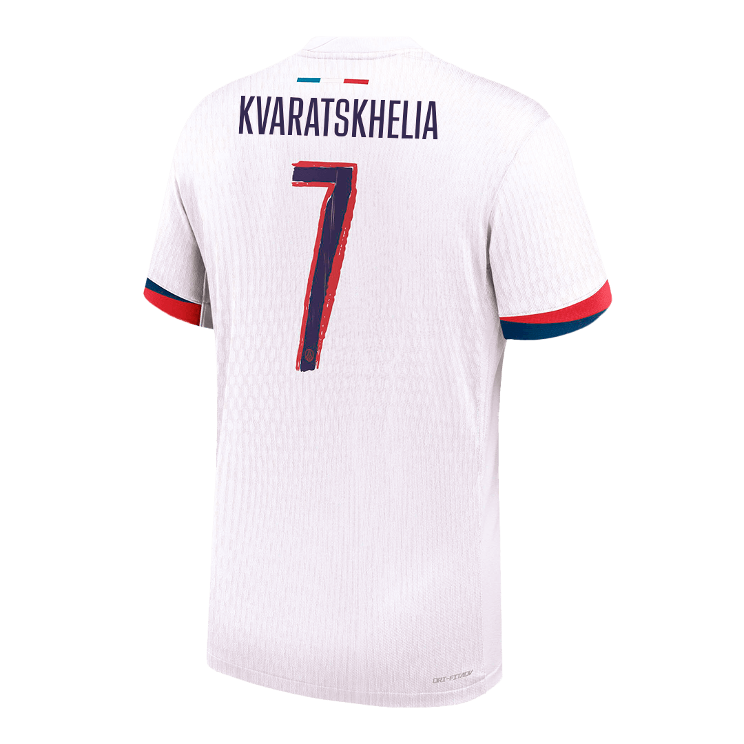 Tricouri Fotbal PSG KVARATSKHELIA #7 Deplasare 2024/25 Authentic - UCL