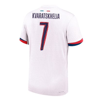 Tricouri Fotbal PSG KVARATSKHELIA #7 Deplasare 2024/25 Authentic - UCL