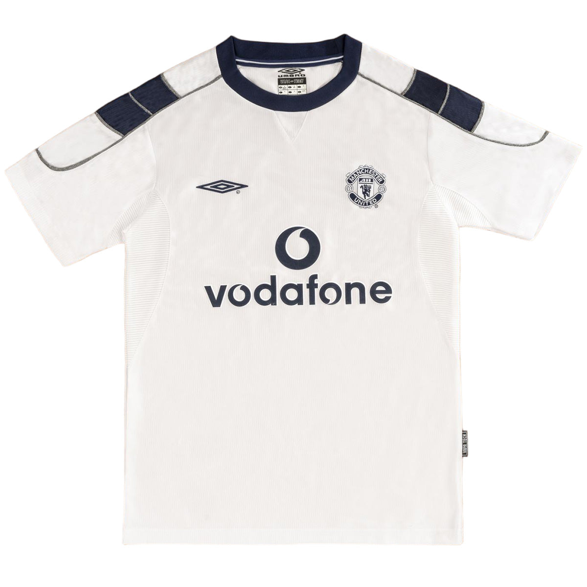 Tricouri Fotbal Vintage Manchester United BECKHAM #7 Deplasare 2000/01
