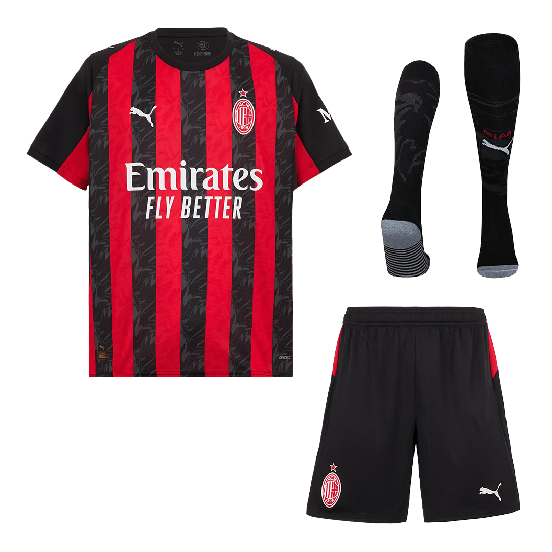 Set Tricouri Fotbal AC Milan Acasă 2025/26 - Premium