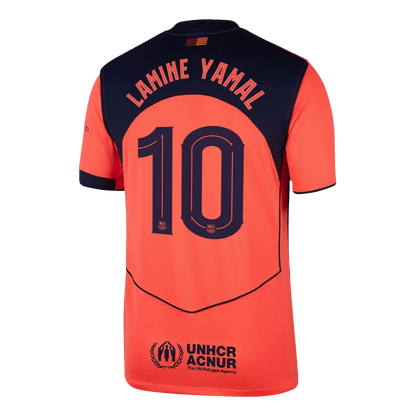 Tricouri Fotbal Barcelona LAMINE YAMAL #10 Treilea 2025/26 - UCL