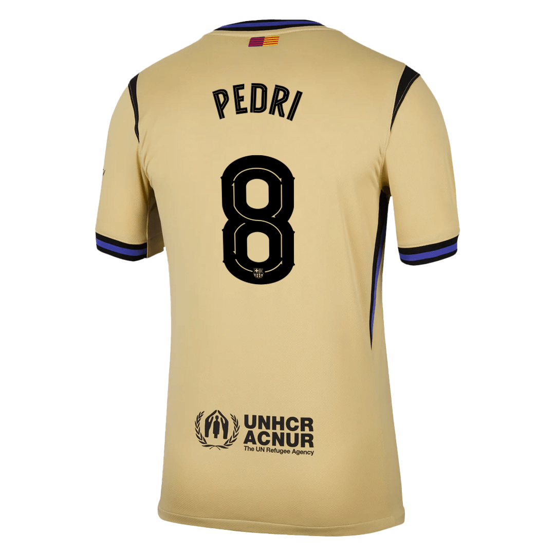 Tricouri Fotbal Barcelona PEDRI #8 Deplasare 2025/26 - UCL