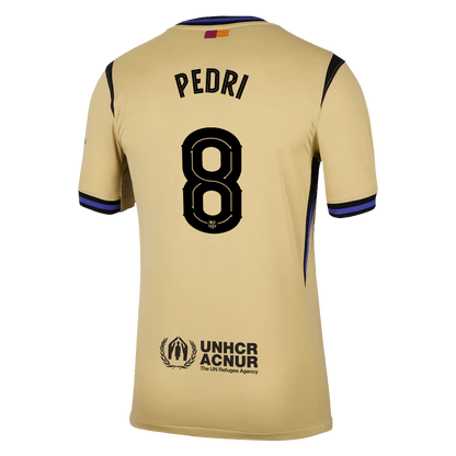 Tricouri Fotbal Barcelona PEDRI #8 Deplasare 2025/26 - UCL