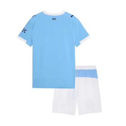 Set Tricouri Fotbal Manchester City Acasă 2025/26 Pentru Copii