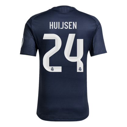 Tricouri Fotbal Real Madrid HUIJSEN #24 Deplasare 2025/26 Authentic