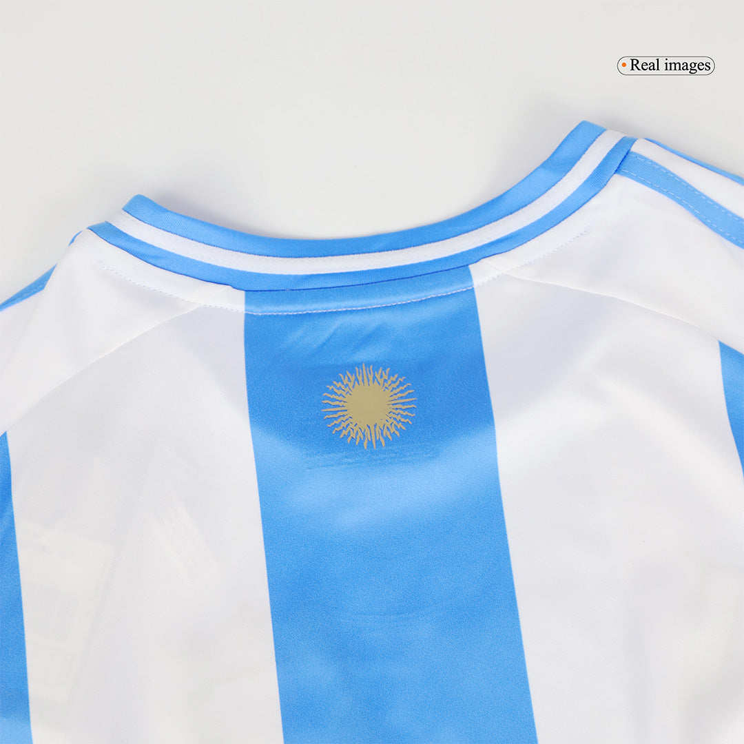 Tricouri Fotbal Argentina MESSI #10 Acasă 2024