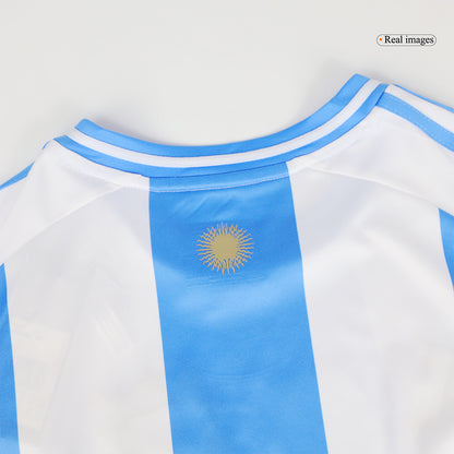 Tricouri Fotbal Argentina MESSI #10 Acasă 2024