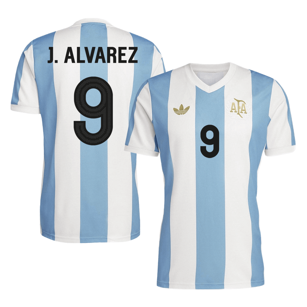Tricouri Fotbal Argentina J.ALVAREZ #9 2024 - 50th Anniversary