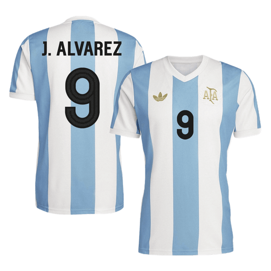 Tricouri Fotbal Argentina J.ALVAREZ #9 2024 - 50th Anniversary (mărime mare)