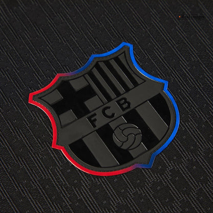 Tricouri Fotbal Barcelona RAPHINHA #11 Deplasare 2024/25 Authentic - UCL (Spotify Logo Without Text)