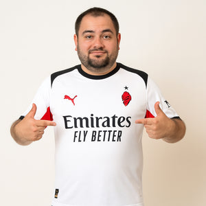 Tricouri Fotbal AC Milan Deplasare 2025/26 (mărime mare)