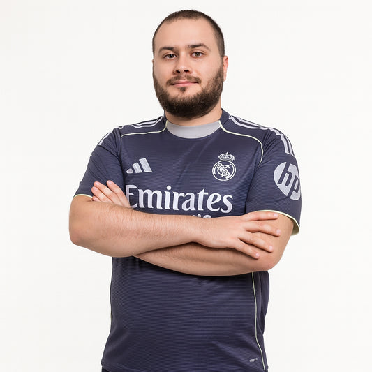 Tricouri Fotbal Real Madrid Deplasare 2025/26 (mărime mare)