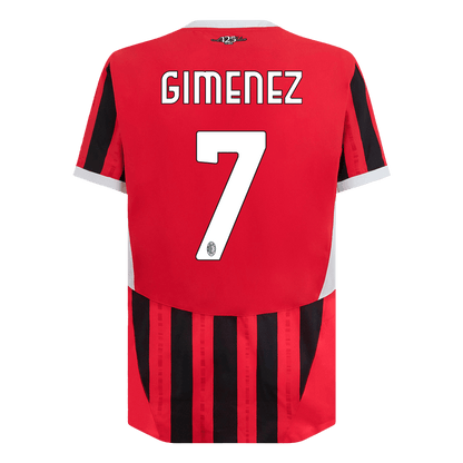 Tricouri Fotbal AC Milan GIMENEZ #7 Acasă 2024/25 Authentic