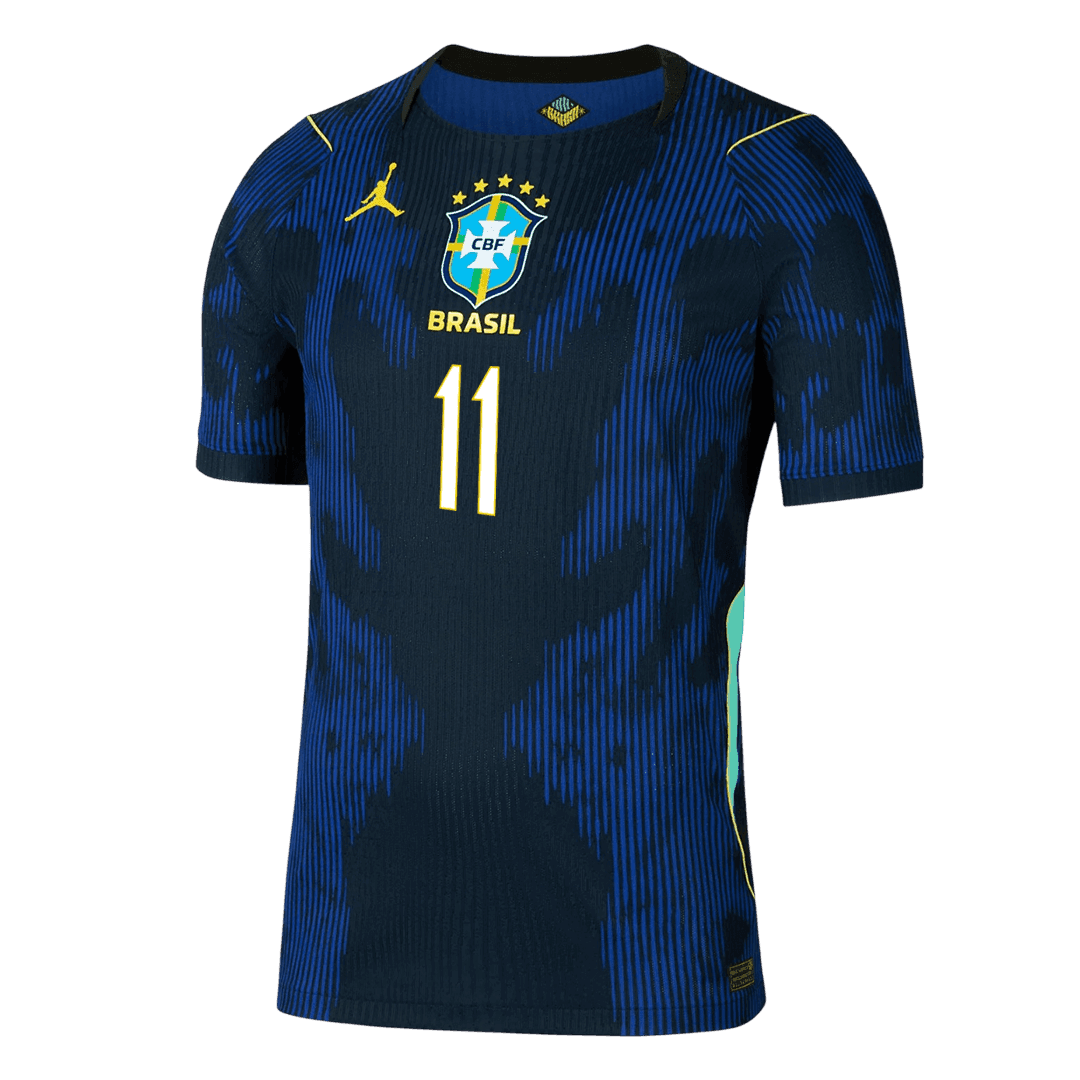 Tricouri Fotbal Brazilia RAPHINHA #11 Deplasare Cupa Mondială 2026 Authentic