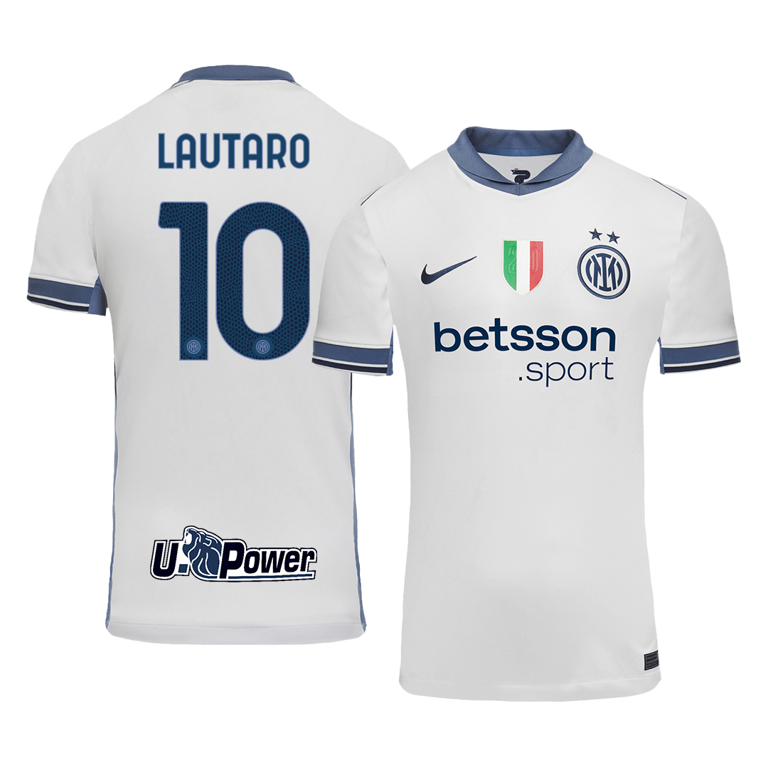 Tricouri Fotbal Inter Milano LAUTARO #10 Deplasare 2024/25 (mărime mare)
