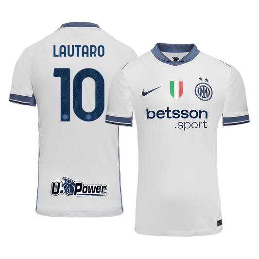 Tricouri Fotbal Inter Milano LAUTARO #10 Deplasare 2024/25 (mărime mare)