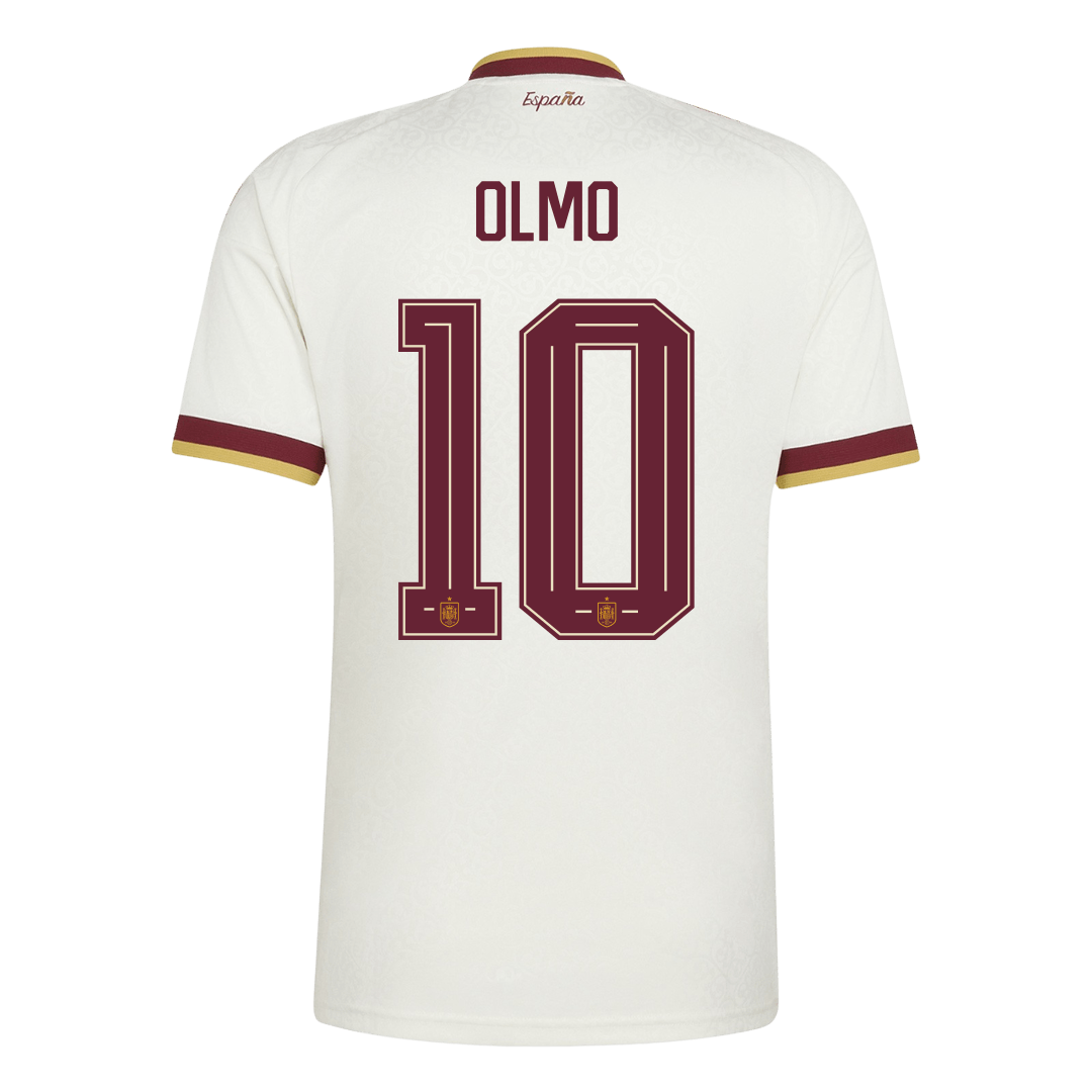 Tricouri Fotbal Spania OLMO #10 Deplasare Cupa Mondială 2026