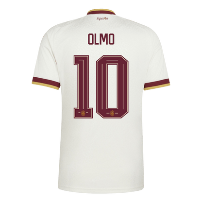 Tricouri Fotbal Spania OLMO #10 Deplasare Cupa Mondială 2026