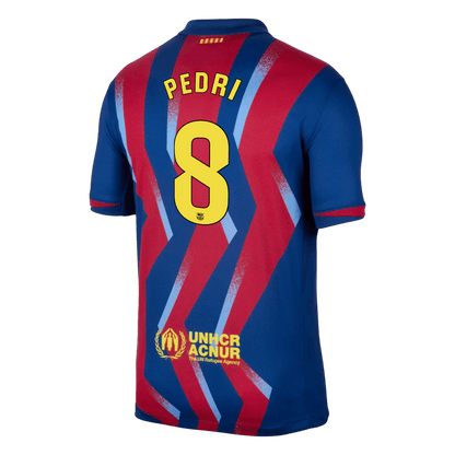 Tricouri Fotbal Barcelona PEDRI #8 Al Patrulea 2025/26
