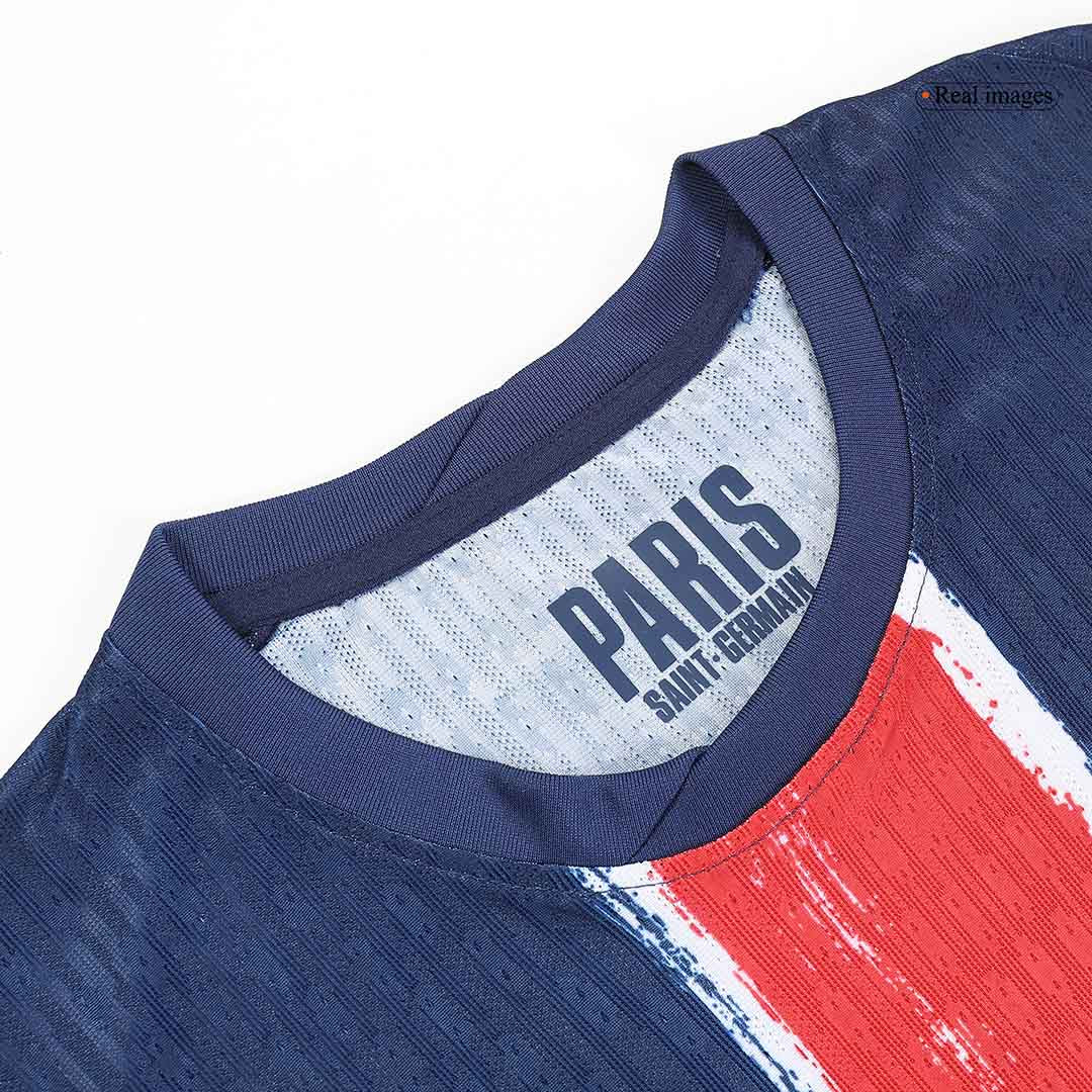 Tricouri Fotbal PSG CHAMPIONS #25 Acasă 2024/25 Authentic - CHAMPIONS OF EUROPE