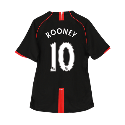 Tricouri Fotbal Vintage Manchester United ROONEY #10 Deplasare 2007/08