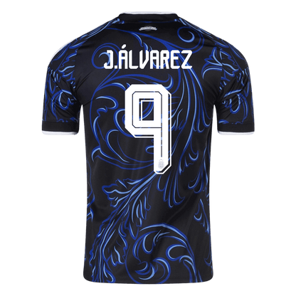 Tricouri Fotbal Argentina J. ÁLVAREZ #9 Deplasare Cupa Mondială 2026