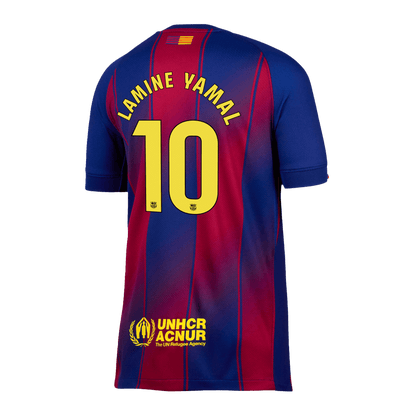 Tricouri Fotbal Barcelona LAMINE YAMAL #10 Acasă 2025/26