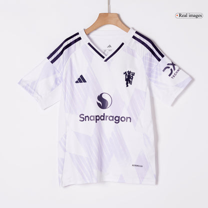 Set Tricouri Fotbal Manchester United Deplasare 2025/26 Pentru Copii
