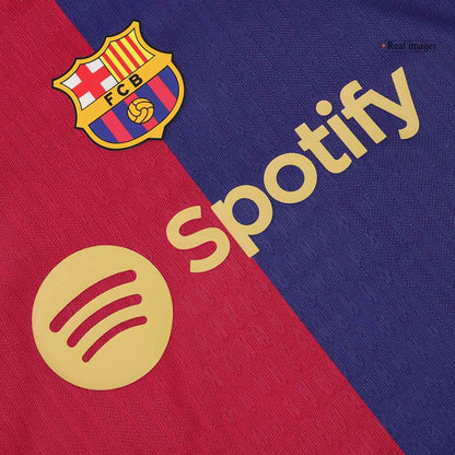 Tricouri Fotbal Barcelona PEDRI #8 Acasă 2024/25 Authentic