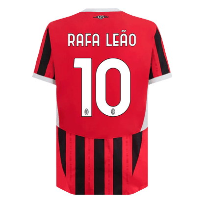 Tricouri Fotbal AC Milan RAFA LEÃO #10 Acasă 2024/25 Authentic