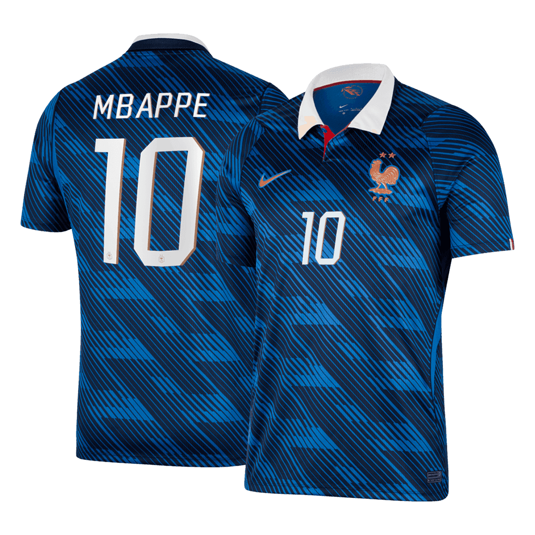Tricouri Fotbal Franța MBAPPE #10 Acasă Cupa Mondială 2026