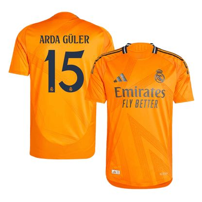 Tricouri Fotbal Real Madrid ARDA GÜLER #15 Deplasare 2024/25 Authentic
