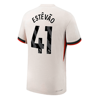 Tricouri Fotbal Chelsea ESTÊVÃO #41 Deplasare 2025/26 Authentic