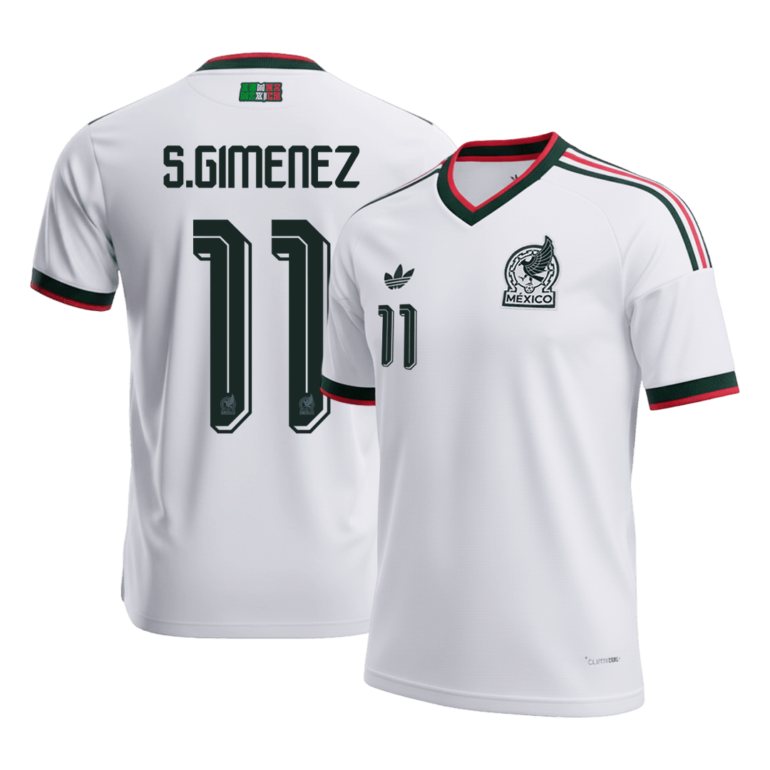 Tricouri Fotbal Mexico S.GIMENEZ #11 Deplasare Cupa Mondială 2026