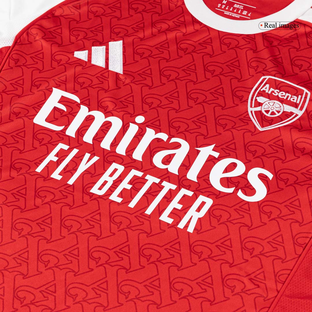 Tricouri Fotbal Arsenal SALIBA #2 Acasă 2025/26 - Premium