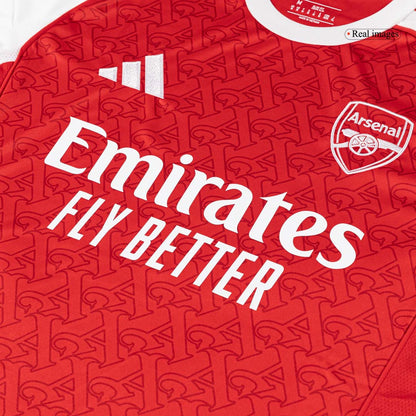 Tricouri Fotbal Arsenal SALIBA #2 Acasă 2025/26 - Premium