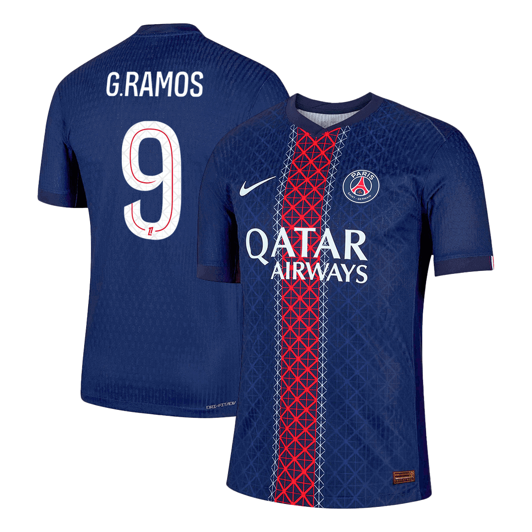 Tricouri Fotbal PSG G.RAMOS #9 Acasă 2025/26 Authentic