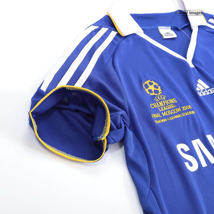 Tricouri Fotbal Vintage Chelsea Acasă 2008 - UCL Final