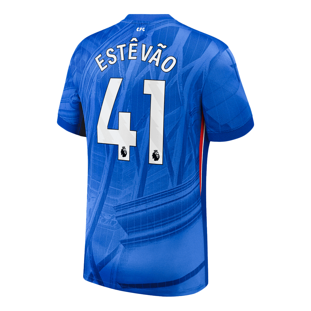 Tricouri Fotbal Chelsea ESTÊVÃO #41 Acasă 2025/26 - Premium