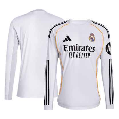Tricouri Fotbal Real Madrid Acasă 2025/26 Mânecă Lungă