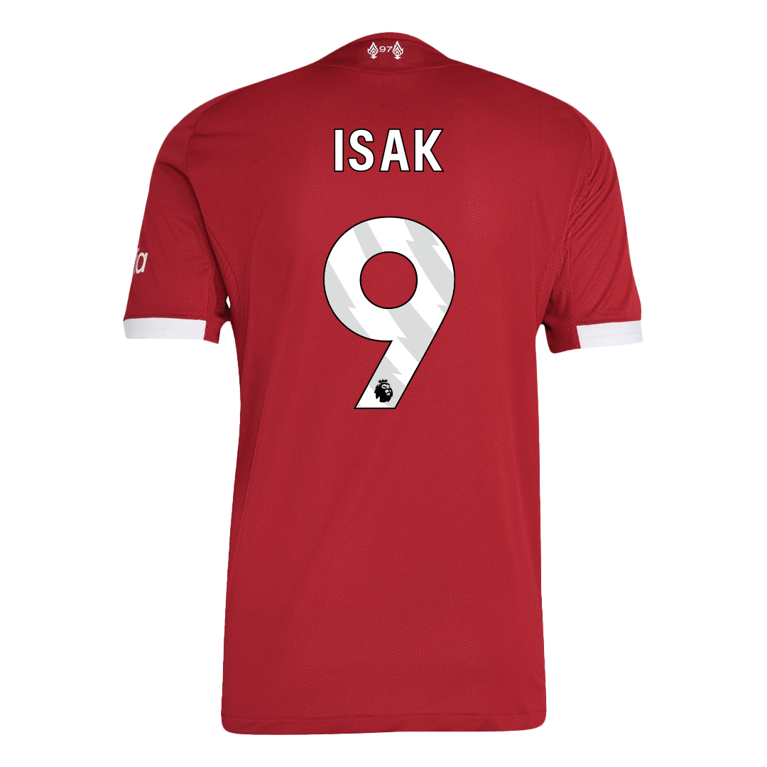 Tricouri Fotbal Liverpool ISAK #9 Acasă 2025/26 Authentic