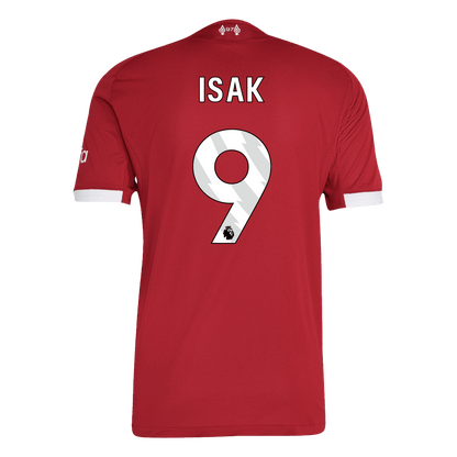 Tricouri Fotbal Liverpool ISAK #9 Acasă 2025/26 Authentic