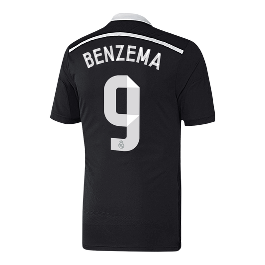 Tricouri Fotbal Vintage Real Madrid BENZEMA #9 Treilea 2014/15