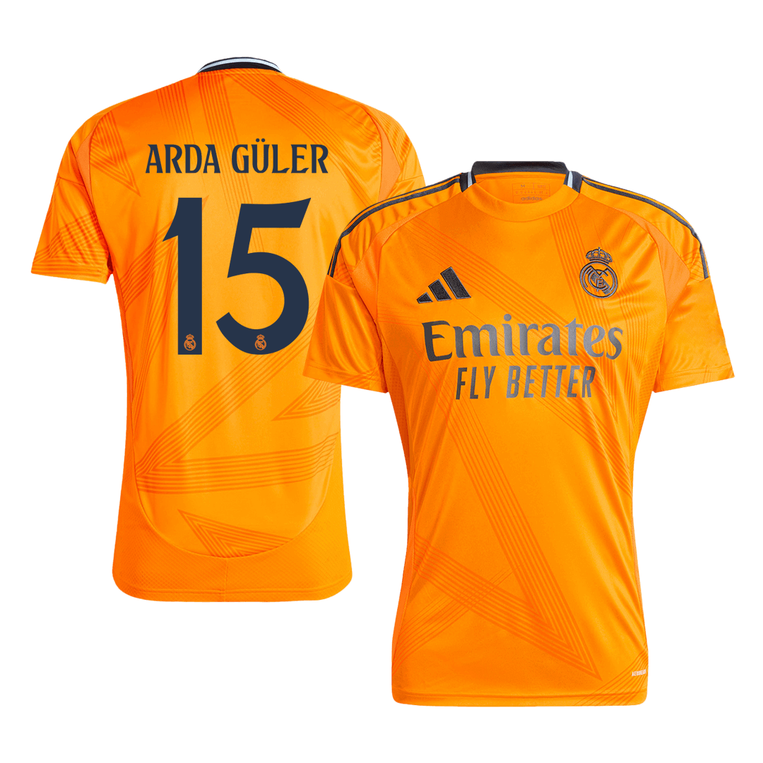 Tricouri Fotbal Real Madrid ARDA GÜLER #15 Deplasare 2024/25 - Super