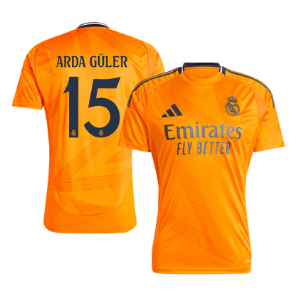 Tricouri Fotbal Real Madrid ARDA GÜLER #15 Deplasare 2024/25 - Super