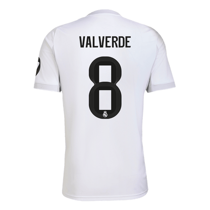 Tricouri Fotbal Real Madrid VALVERDE #8 Acasă 2025/26 - Premium