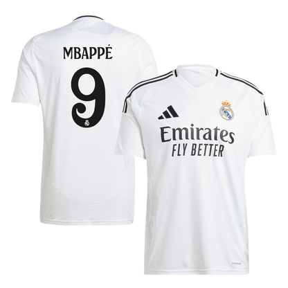 Tricouri Fotbal Real Madrid MBAPPÉ #9 Acasă 2024/25 (mărime mare)