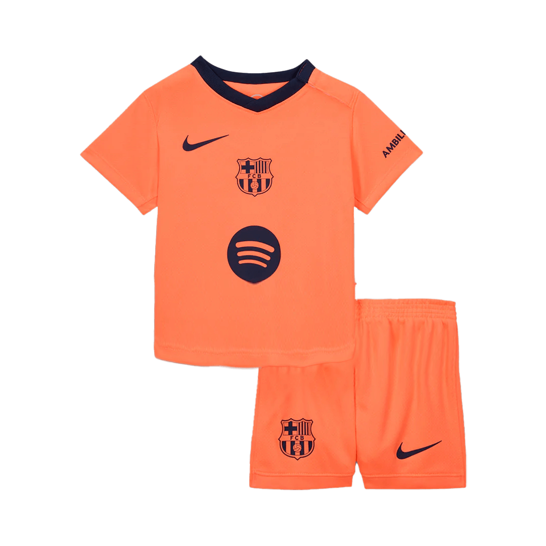 Set Tricouri Fotbal Barcelona Treilea 2025/26 Pentru Copii
