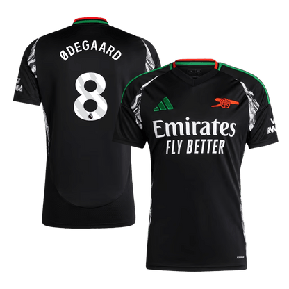 Tricouri Fotbal Arsenal ØDEGAARD #8 Deplasare 2024/25 (mărime mare)