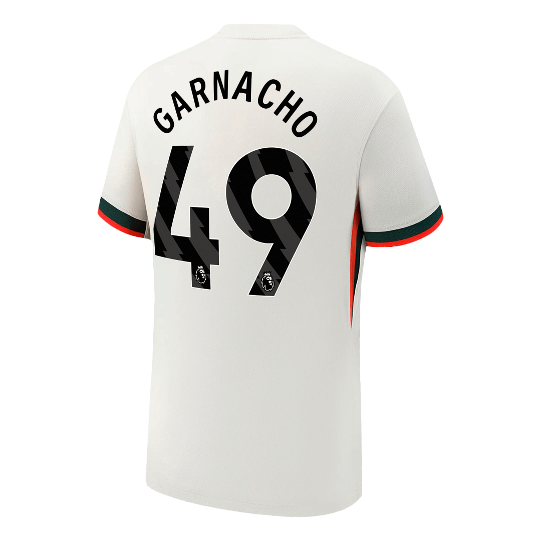 Tricouri Fotbal Chelsea GARNACHO #49 Deplasare 2025/26